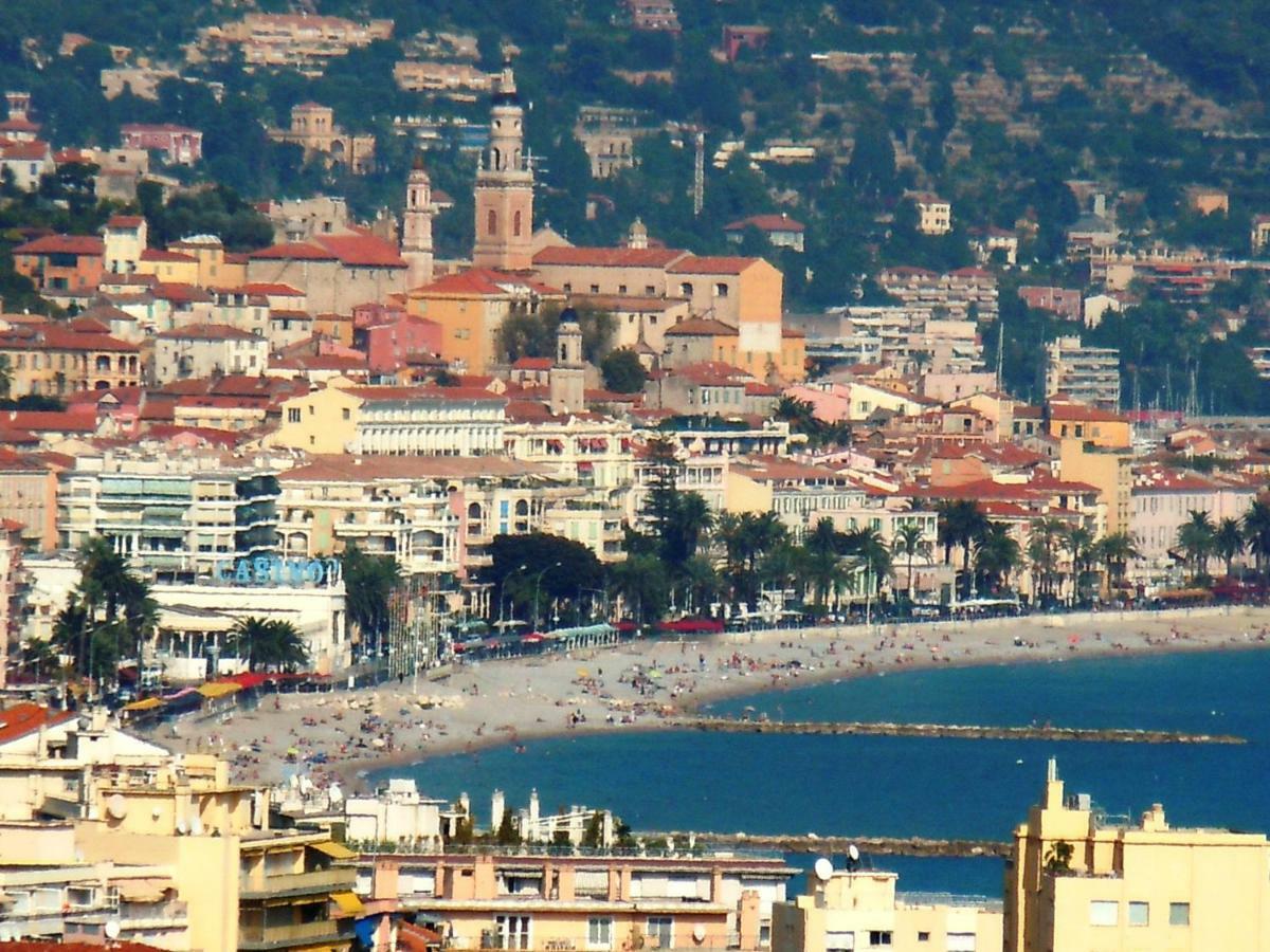 Residence Le Mediterranee Ментона Екстериор снимка