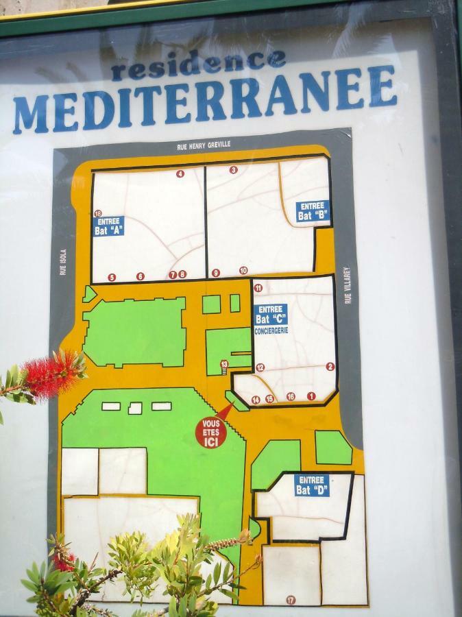Residence Le Mediterranee Ментона Екстериор снимка